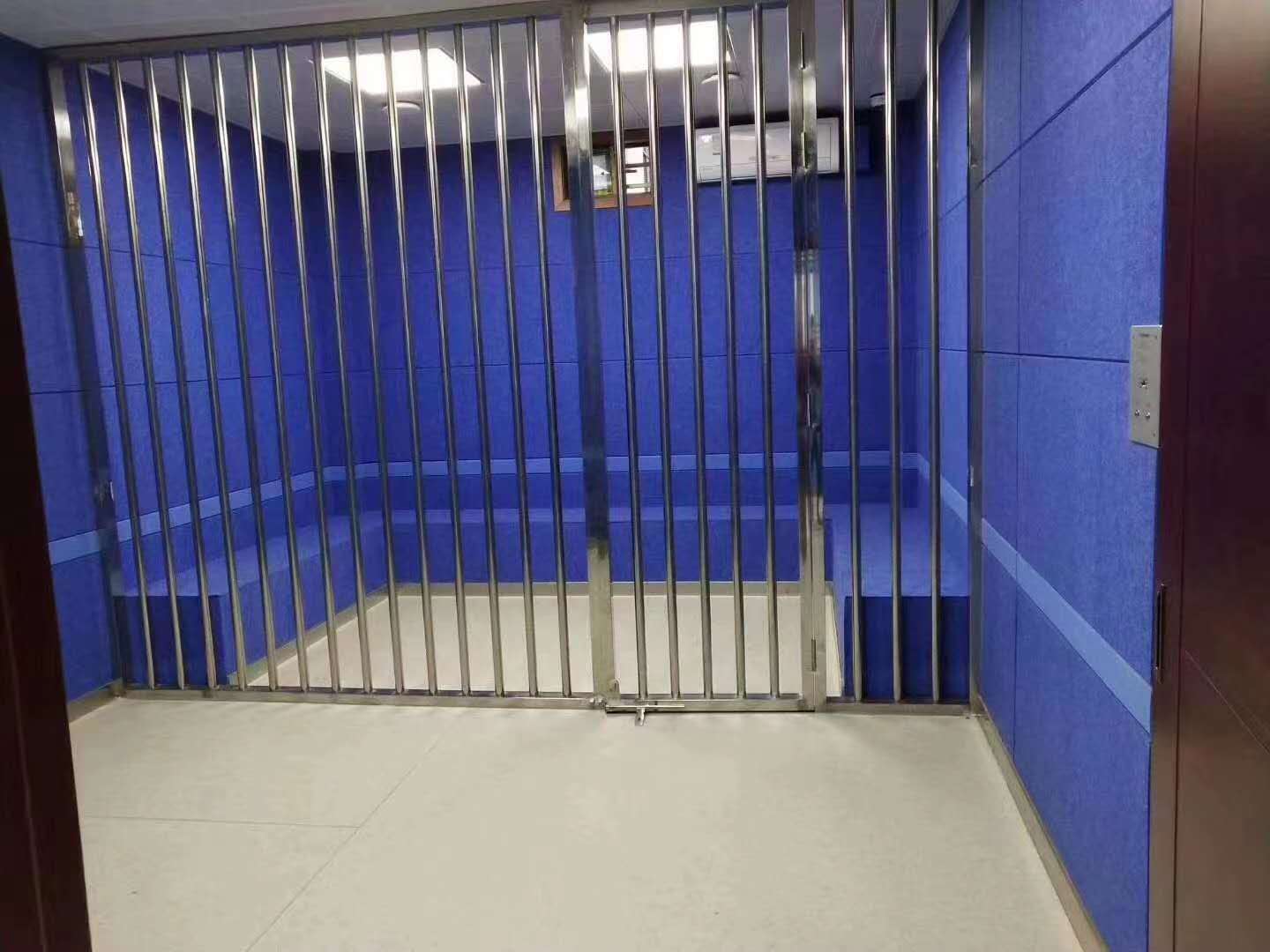 聚酯纤维吸音板隔音软包厂家羁押室防撞墙板12mm厚聚酯纤维板