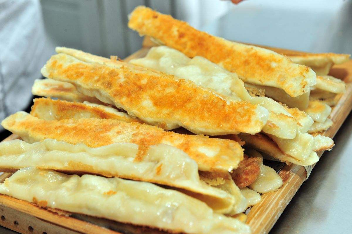 锅贴课堂教学美食技术培训