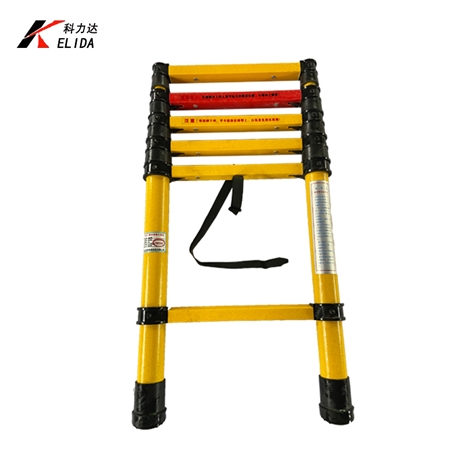 鱼竿伸缩梯_KLD-圆管竹节梯_绝缘伸缩梯安全梯_圆管伸缩梯