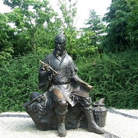 抽象人物铜雕 文化广场古代劳作雕塑 商业街主题铜像摆件