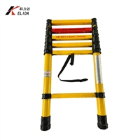 鱼竿伸缩梯_KLD-圆管竹节梯_绝缘伸缩梯安全梯_圆管伸缩梯