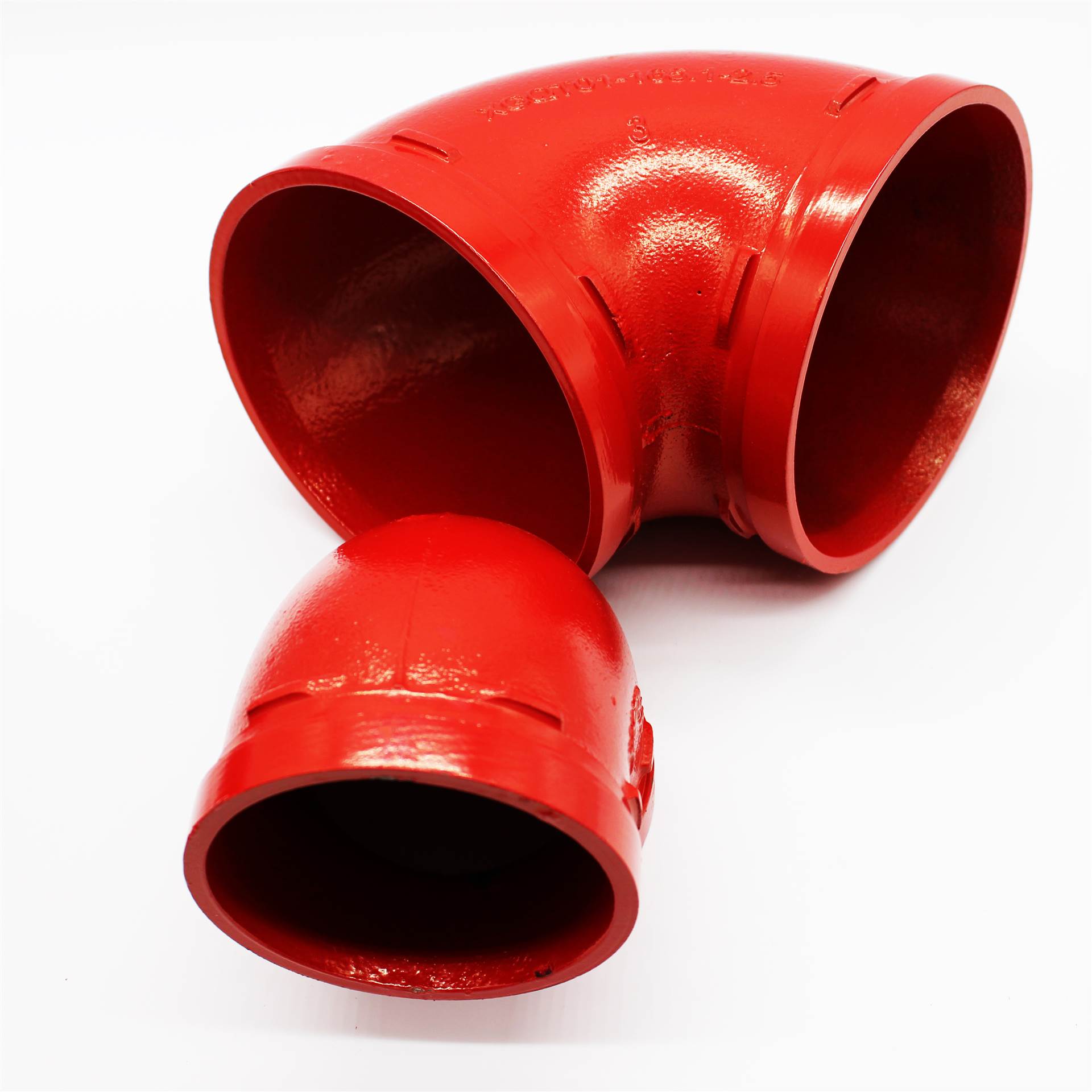 厂家直销沟槽管件弯头 90度弯头45度弯头 消防管件卡箍弯头