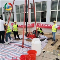 地质勘察钻机 沙土层探孔取样设备 打物探孔标贯锤冲击钻机