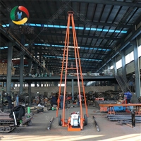 砂金矿地质勘探取样设备 土层打孔冲击钻机 工程勘察钻机