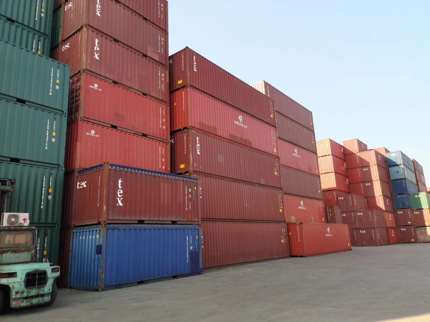 二手集装箱出售40尺普柜临时住房集装箱办公室改装旧货柜出售