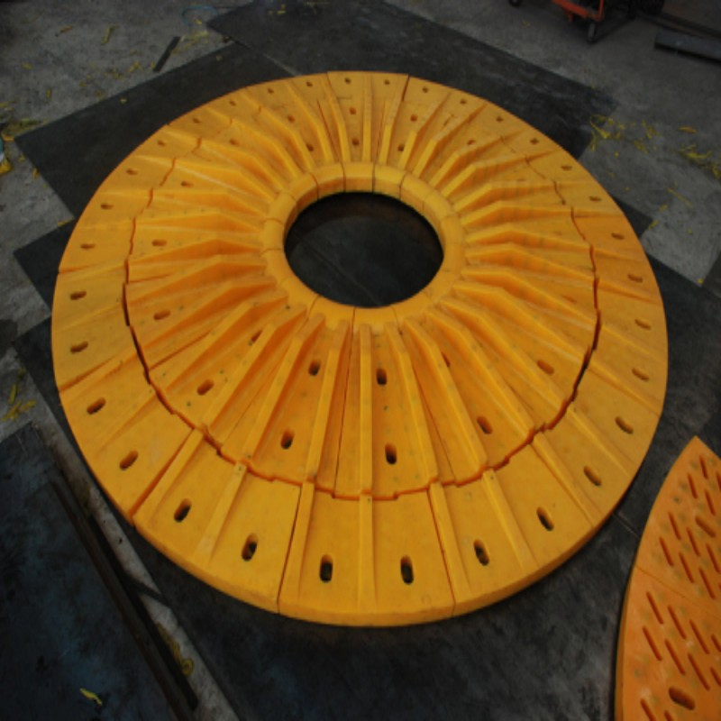 工厂现货直供聚氨酯机械配件减震聚氨酯板5寸聚氨酯脚轮