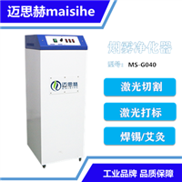 激光切割皮革除臭 烟雾抽烟净化器 激光切割净化器