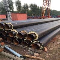 供暖管道聚氨酯保温管厂家 广汇管业