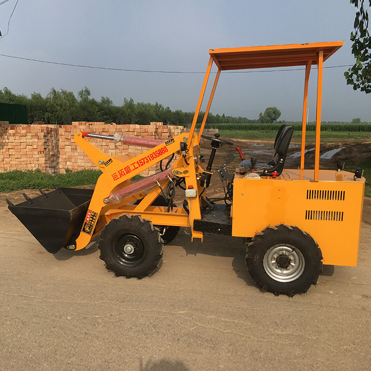 906型新能源电动小铲车四驱动力养殖场专用电动小型装载机推
