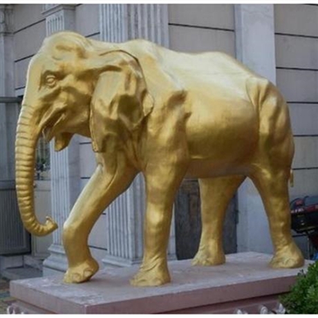 祥瑞铜大象雕塑 看门护院动物雕塑 公司门口摆件