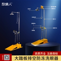 放哨人 自动排空冲淋洗眼器 防冻洗眼器