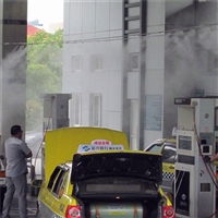 加油站人造雾化设备 室外水雾装置