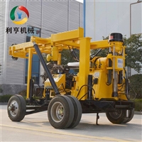 源头厂家轮式打井机 水文地质水井勘察