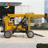 出口大型轮式液压水井钻机 600米岩石取芯打井机 深井机械