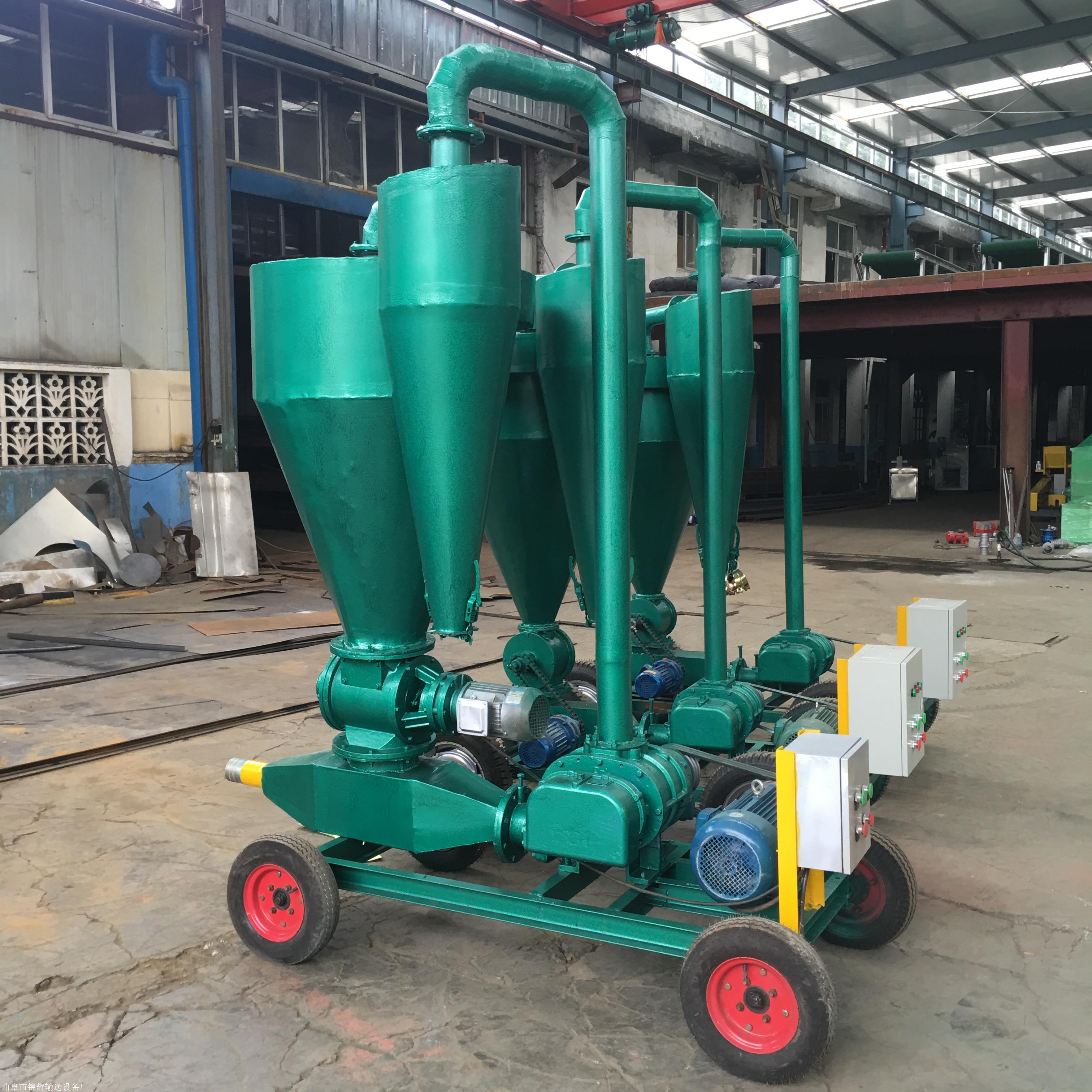 粮库麦子装车气力吸粮机 高扬程大产量移动式20t吸粮机