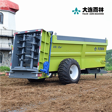 雨林工厂批发粪肥抛粪机 有机肥撒播车