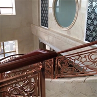 南阳铜艺楼梯护栏是设计的升华