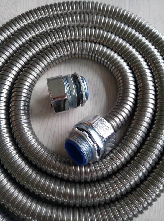 常州长盛丰源304不锈钢金属软管p3型金属护线软管 dn32