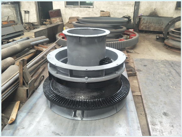 石灰窑旋转布料器下料方法