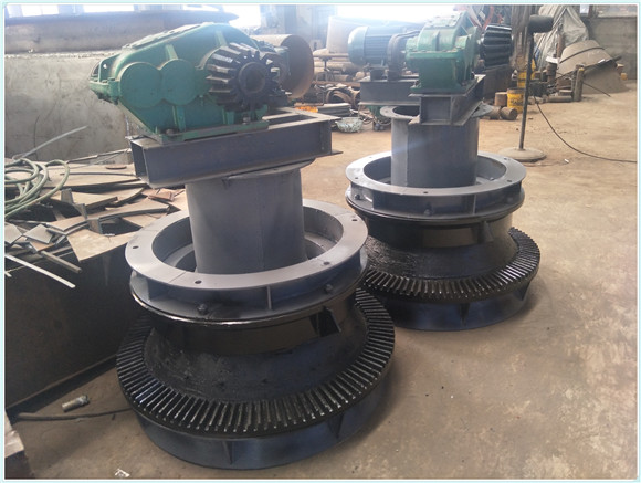 石灰窑旋转布料器下料方法