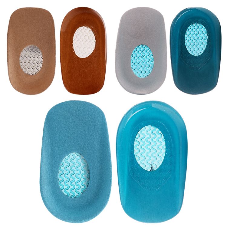 透明硅胶软垫脚后跟疼痛垫sebs运动后跟垫隐形增高鞋垫后跟垫