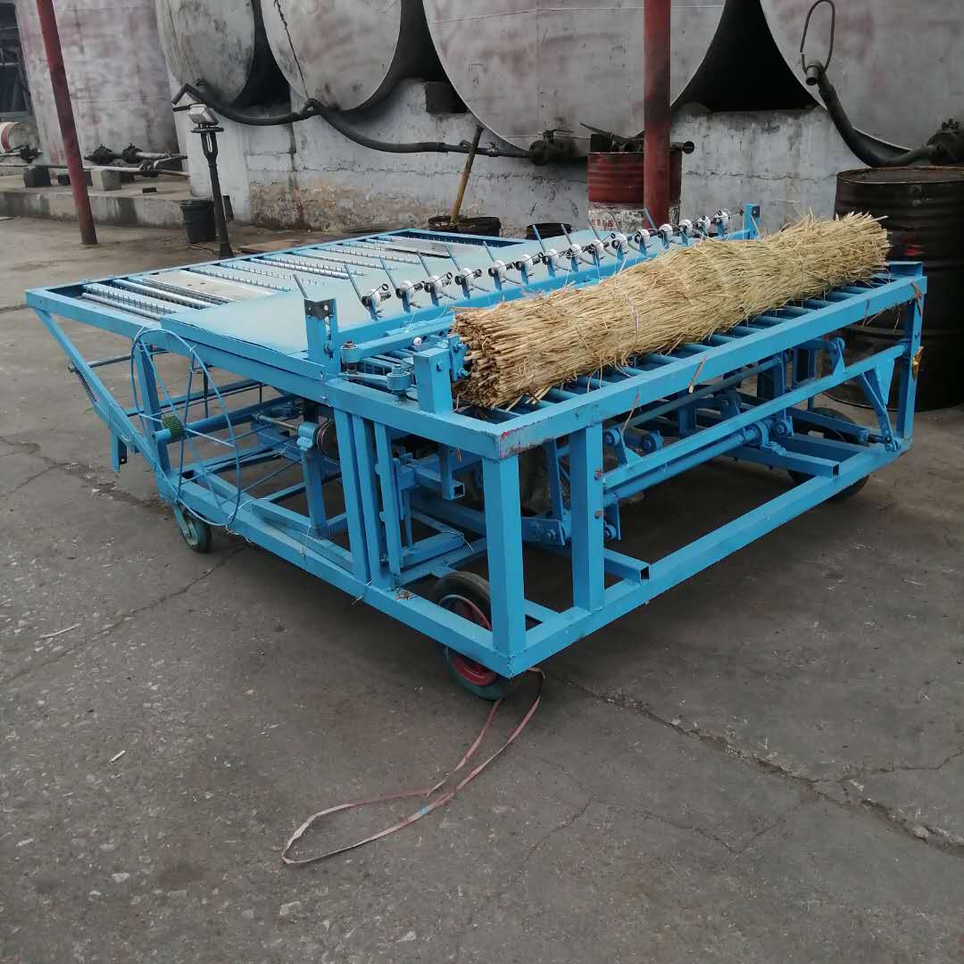 草帘机厂家编织芦苇专用电动草帘机谷子水稻秸秆编织机