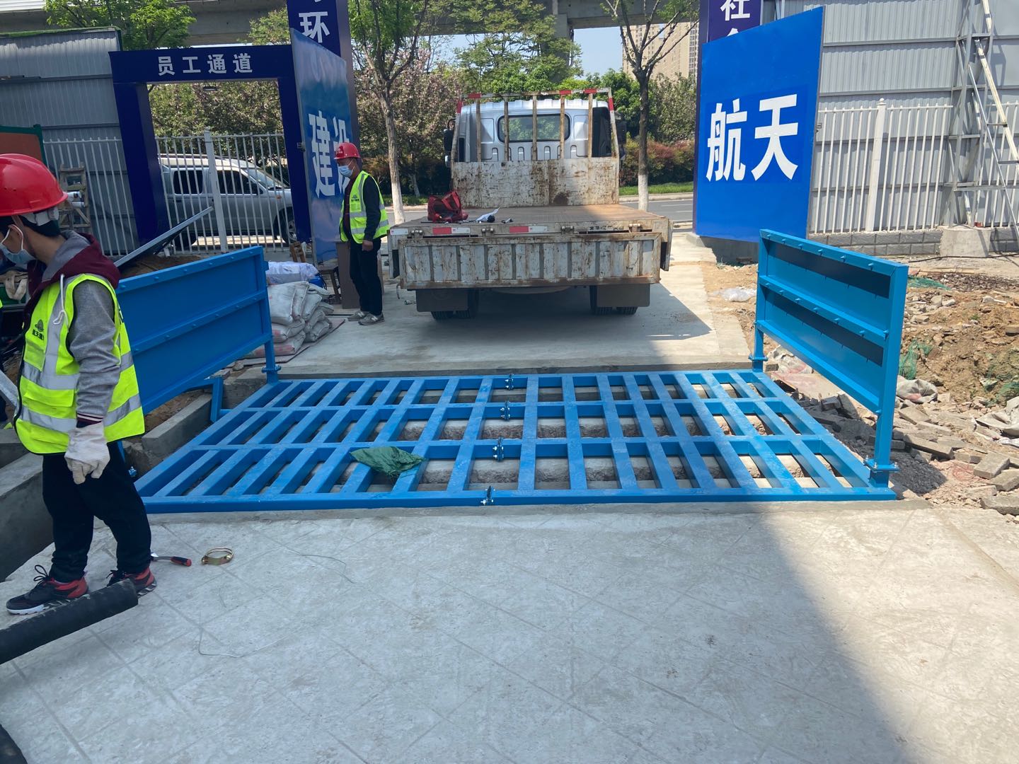 铜陵市建筑工地洗车机 矿山车辆洗车机