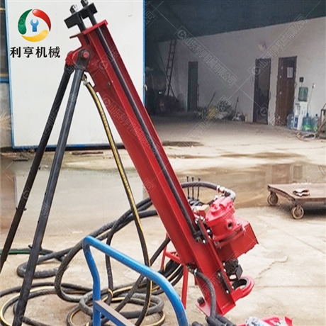 纯风动潜孔钻机 工程打孔凿岩钻机 岩石钻孔进尺快