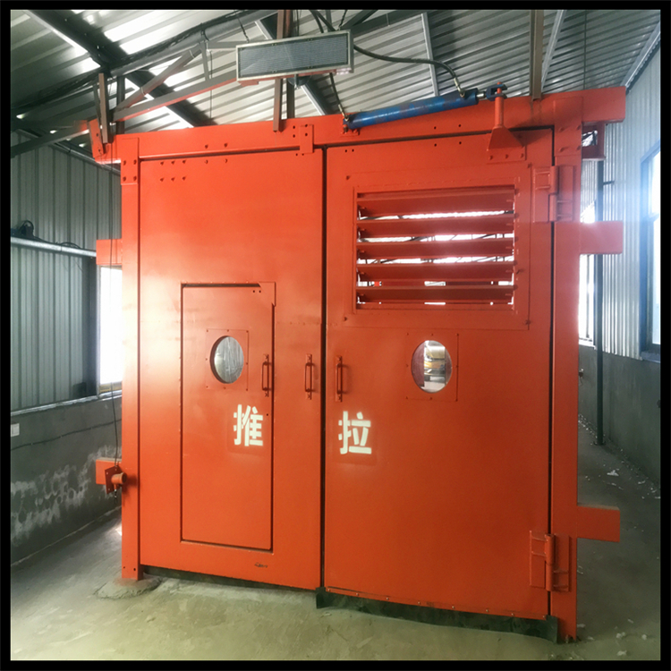 按钮式纯气控无压风门按钮式电控无压风门