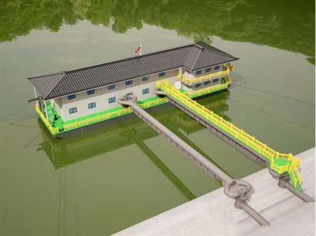 下沉自吸式拼装型浮箱泵站