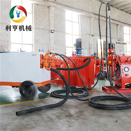 先打孔后注浆加固钻机 定制履带双液注浆钻机
