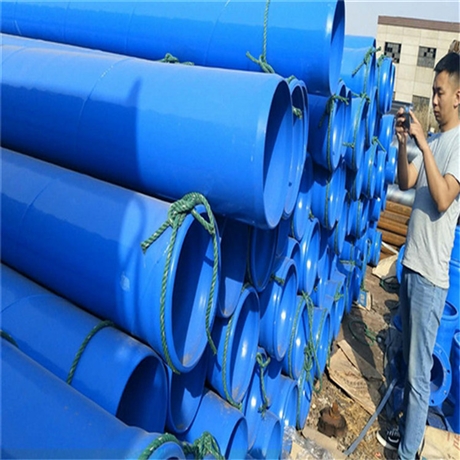 消防内外涂塑复合钢管，管箍连接涂塑复合钢管厂家