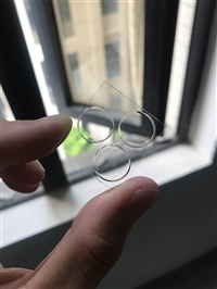 东莞健鸿玻璃膜镜头玻璃加工 玻璃蚀刻 玻璃膜盖板镜头膜蚀刻