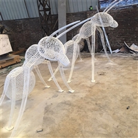 不锈钢镂空蚂蚁雕塑 不锈钢丝焊接成型 不锈钢丝编织雕塑