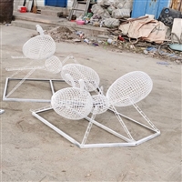 编织不锈钢蚂蚁雕塑 镂空蚂蚁雕塑