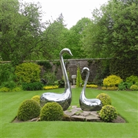 不锈钢天鹅雕塑 碧桂园专用不锈钢雕塑