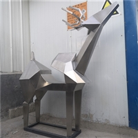 不锈钢梅花鹿雕塑