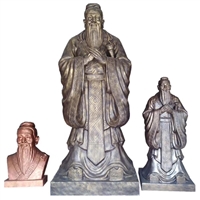 孔子雕塑 校园名人雕像
