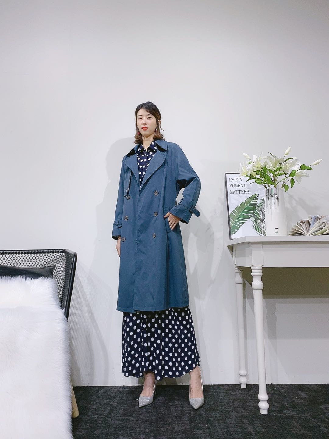 大码女装风衣尾货批发素莹女式风衣直播抖音快手女装货源