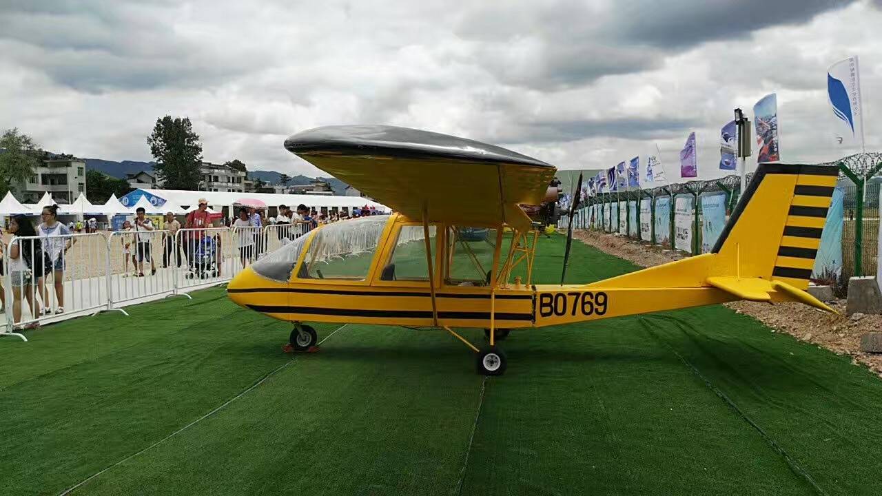 广东蜜蜂11号轻型飞机m11北航三座旅游飞机912发动机