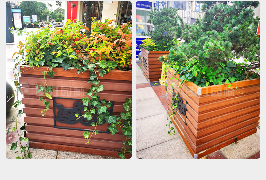 pvc花箱 合肥pvc花箱厂家 福禄寿喜pvc花箱