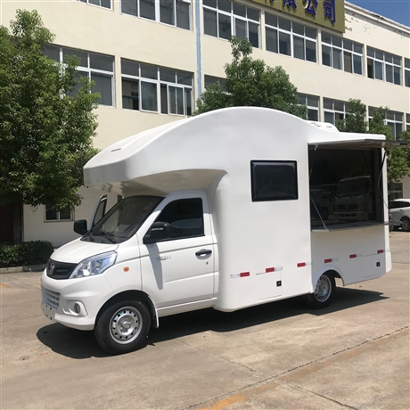 Factory direct sales customized multifunctional snack and cold drink cart with large space and three sides for installment and zero down payment