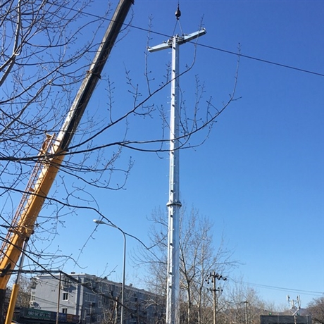 首页 建材 防护及市政设施 电线杆 金属线杆 分支杆 转角钢杆打桩施工