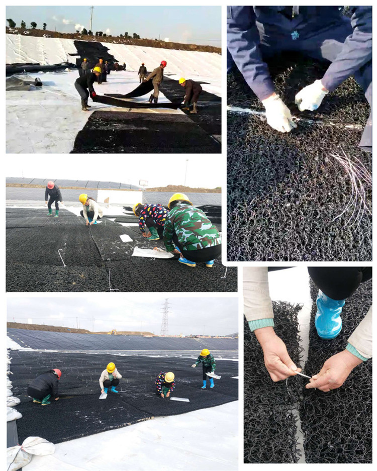 排水塑料片材排水反滤层渗排水网垫三维聚丙烯习垫