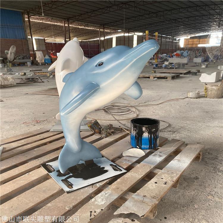 广州海洋生物系列雕塑 玻璃钢贝壳雕塑 户外景观雕塑摆件