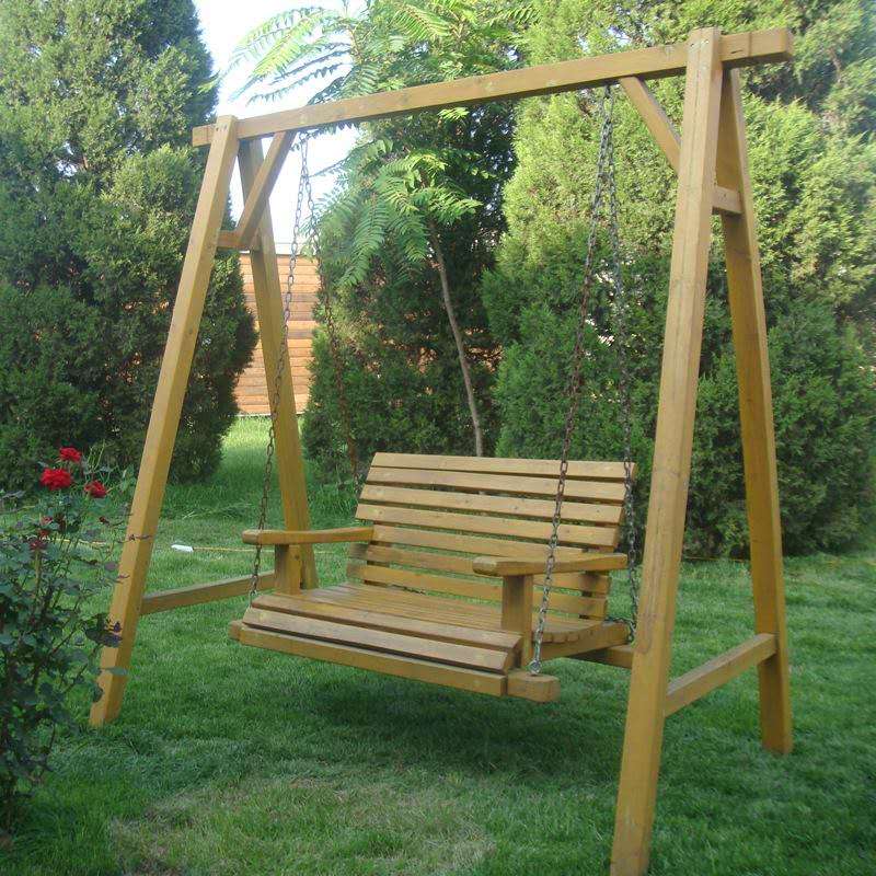 园林景区室外秋千儿童户外秋千吊椅秋千门头沟阳光花园秋千