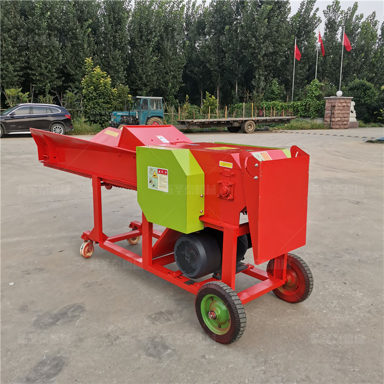 自动进料巨菌草破碎机青贮饲料粉碎设备热卖机型