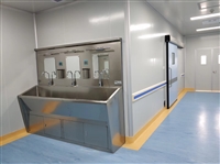 不锈钢自动感应洗手池 手术室脚踏式刷手池