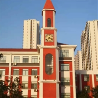 青岛学校写字楼大钟 区域子母钟 建筑装饰大钟
