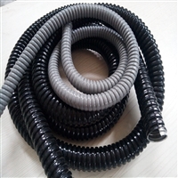 供应宁夏镀锌包塑蛇皮管 Φ20阻燃包塑穿线管 黑色包塑蛇形管厂家